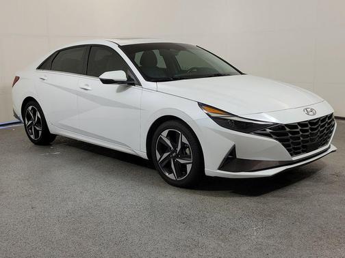 Quartz White 2021 Hyundai ELANTRA Limited