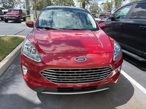 Rapid Red Metallic Tinted Clearcoat 2021 Ford Escape Titanium