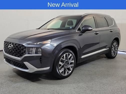 Portofino Gray 2021 Hyundai SANTA FE Calligraphy