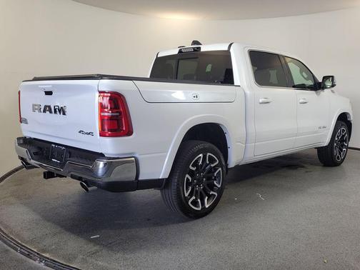 Ivory White Tri-Coat Pearlcoat 2025 RAM 1500 Longhorn