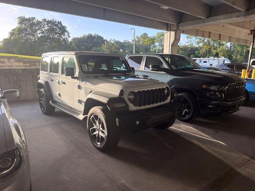 Bright White Clearcoat 2025 Jeep Wrangler 4xe Sport S
