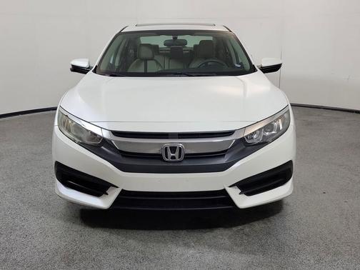 White 2018 Honda Civic EX