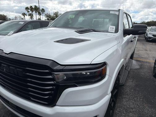 Bright White Clearcoat 2025 RAM 1500 Laramie