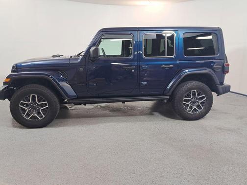 Fathom Blue Pearlcoat 2025 Jeep Wrangler 4-Door Sahara 4x4