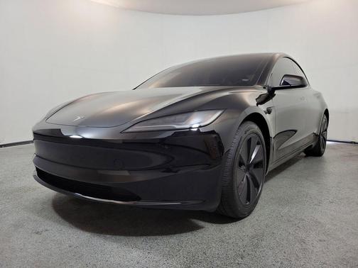 Black 2025 Tesla Model 3 Long Range