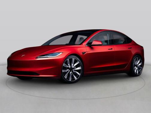 Black 2025 Tesla Model 3 Long Range