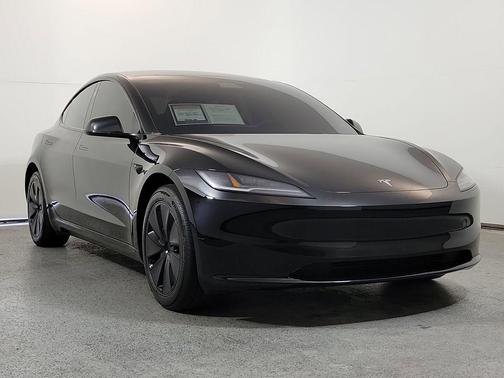 Black 2025 Tesla Model 3 Long Range