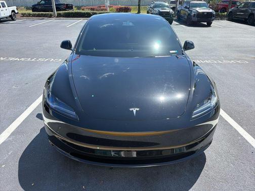 Black 2025 Tesla Model 3 Long Range
