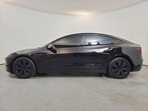 Black 2025 Tesla Model 3 Long Range