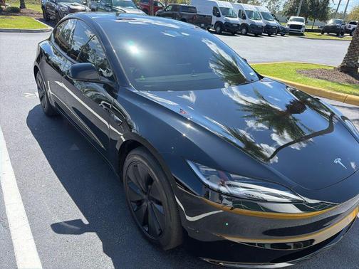 Black 2025 Tesla Model 3 Long Range