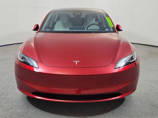 Ultra Red 2025 Tesla Model 3 Long Range
