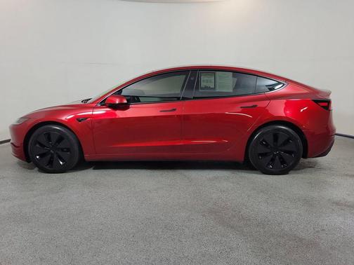 Ultra Red 2025 Tesla Model 3 Long Range