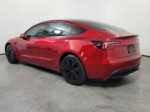 Ultra Red 2025 Tesla Model 3 Long Range