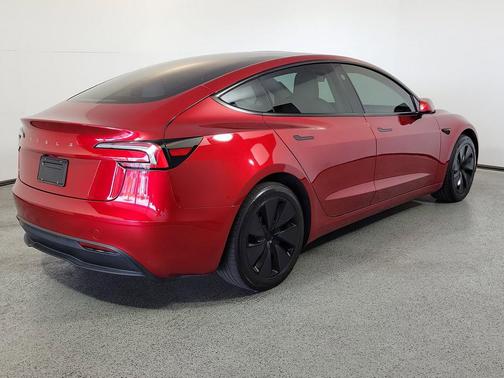 Ultra Red 2025 Tesla Model 3 Long Range