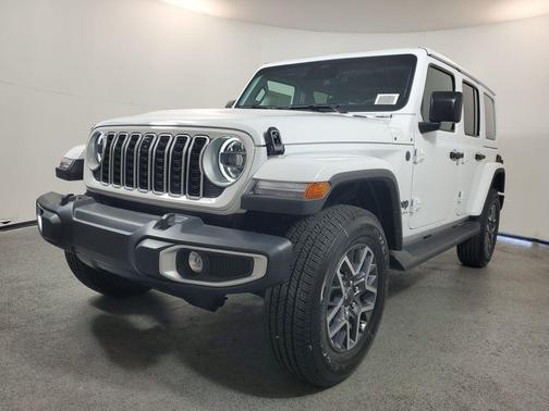 bright white clearcoat 2026 Jeep Wrangler 4-Door Sahara 4x4