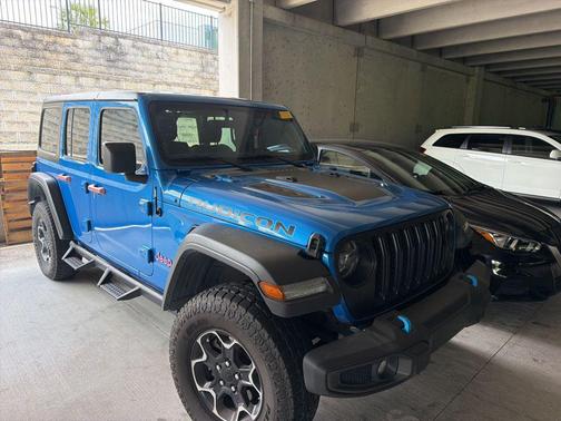 Hydro Blue Pearlcoat 2022 Jeep Wrangler Unlimited 4xe Rubicon