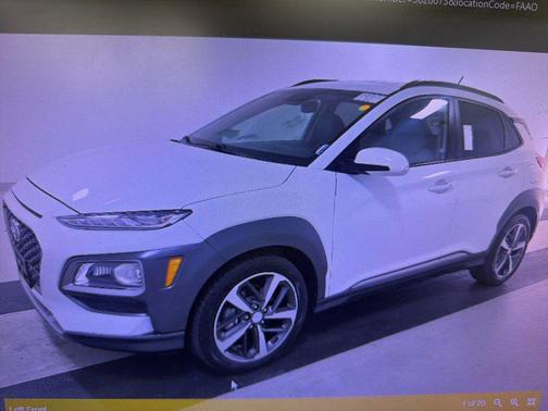 Chalk White 2018 Hyundai KONA Limited