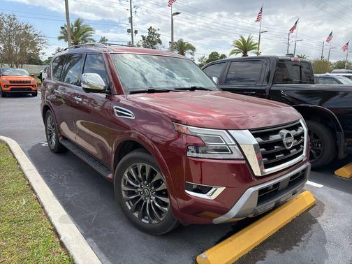 Coulis Red Pearl 2023 Nissan Armada Platinum 2WD