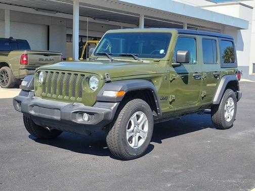 Sarge Green Clearcoat 2022 Jeep Wrangler Unlimited Sport