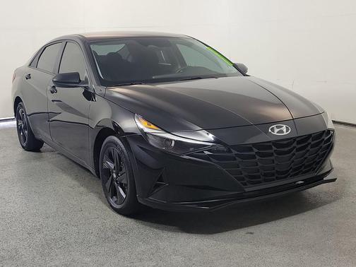 Onyx Black 2023 Hyundai ELANTRA HEV Blue