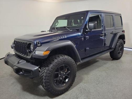 Fathom Blue Pearlcoat 2025 Jeep Wrangler Willys