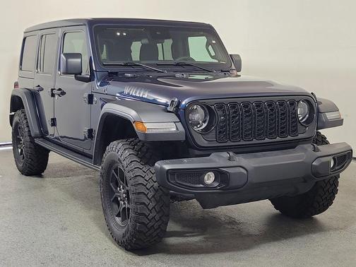 Fathom Blue Pearlcoat 2025 Jeep Wrangler Willys
