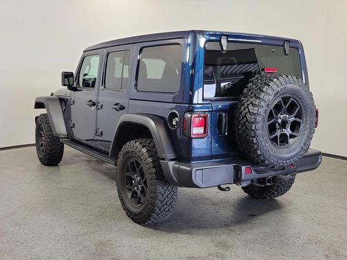 Fathom Blue Pearlcoat 2025 Jeep Wrangler Willys