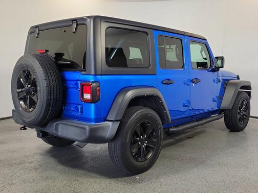 Hydro Blue Pearlcoat 2022 Jeep Wrangler Unlimited Sport Altitude