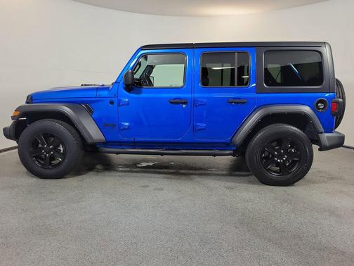 Hydro Blue Pearlcoat 2022 Jeep Wrangler Unlimited Sport Altitude