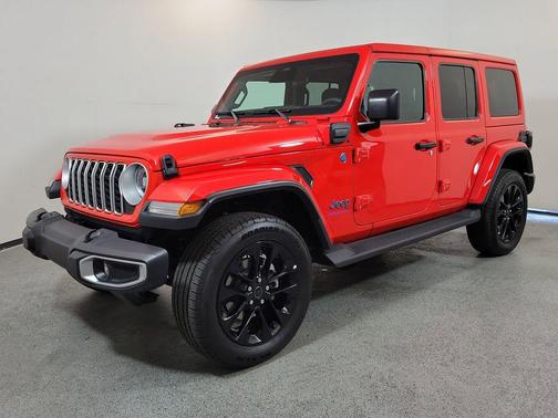 Firecracker Red Clearcoat 2025 Jeep Wrangler 4xe Sahara