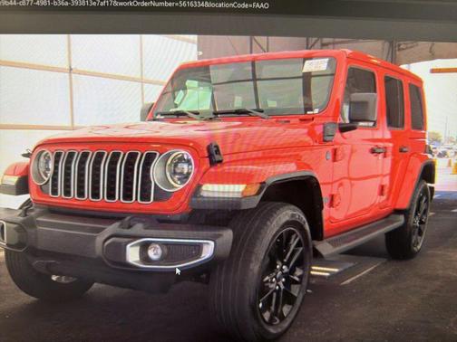 Firecracker Red Clearcoat 2025 Jeep Wrangler 4xe Sahara