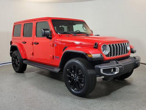 Firecracker Red Clearcoat 2025 Jeep Wrangler 4xe Sahara