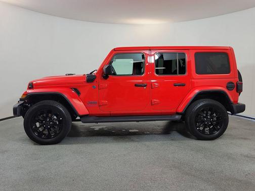 Firecracker Red Clearcoat 2025 Jeep Wrangler 4xe Sahara