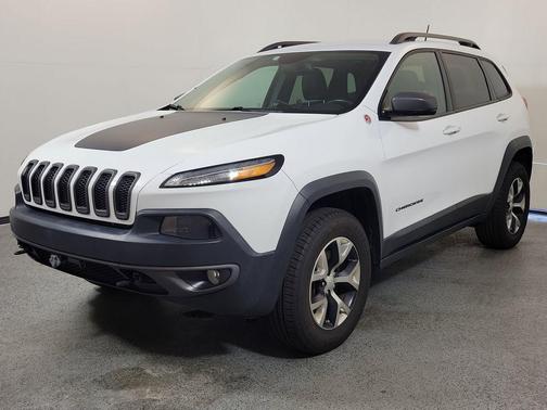 Bright White Clearcoat 2017 Jeep Cherokee Trailhawk