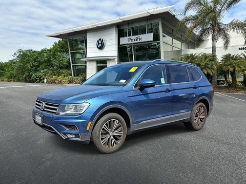 Silk Blue Metallic 2019 Volkswagen Tiguan 2.0T SEL