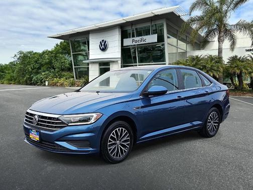Silk Blue Metallic 2019 Volkswagen Jetta 1.4T SEL