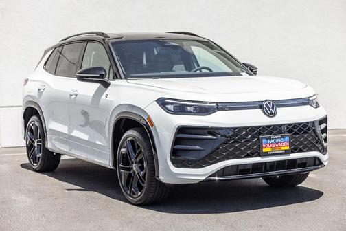 Opal White 2026 Volkswagen Tiguan 2.0T SE R-Line Black