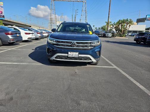 Tourmaline Blue Metallic 2023 Volkswagen Atlas 2.0T SE w/Technology