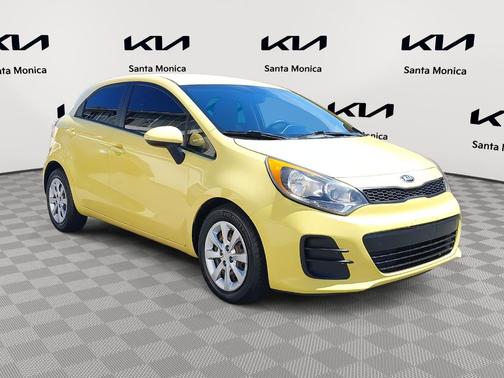 Yellow 2016 Kia Rio LX