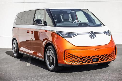 Energetic Orange W/White Upper 2025 Volkswagen ID. Buzz Pro S Plus
