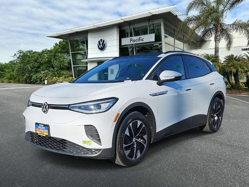 Glacier White 2022 Volkswagen ID.4 Pro S