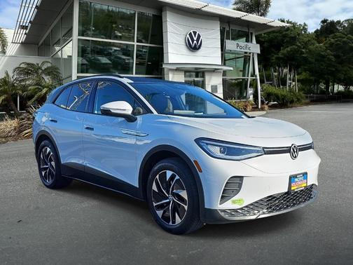 Glacier White 2022 Volkswagen ID.4 Pro S