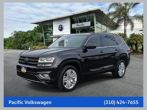 Deep Black Pearl Effect 2019 Volkswagen Atlas 3.6L SEL Premium