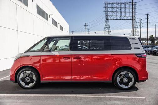 Cherry Red W/Metro Silver Upper 2025 Volkswagen ID. Buzz Pro S Plus