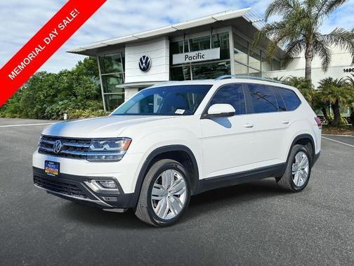 Pure White 2020 Volkswagen Atlas 2.0T SEL