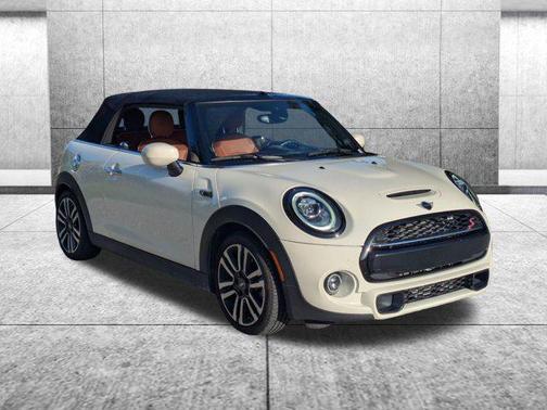 White Silver Metal 2021 MINI Convertible Cooper S