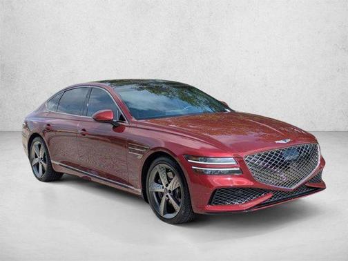 Cavendish Red 2024 Genesis G80 3.5T Sport AWD