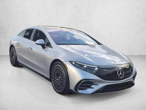 Cirrus Silver Metallic 2024 Mercedes-Benz EQS 450 4MATIC