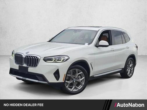 Alpine White 2022 BMW X3 sDrive30i