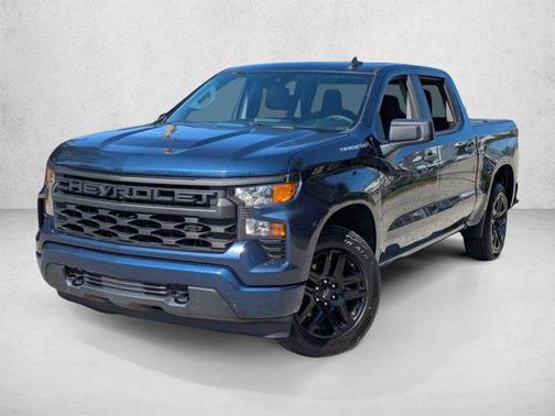 Northsky Blue Metallic 2022 Chevrolet Silverado 1500 Custom